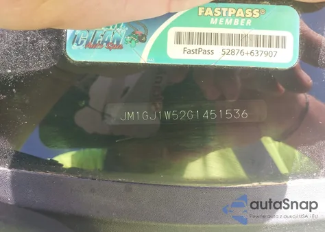 2016 Mazda Mazda6 I Grand Touring из США, поврежденный, VIN JM1GJ1W52G1451536